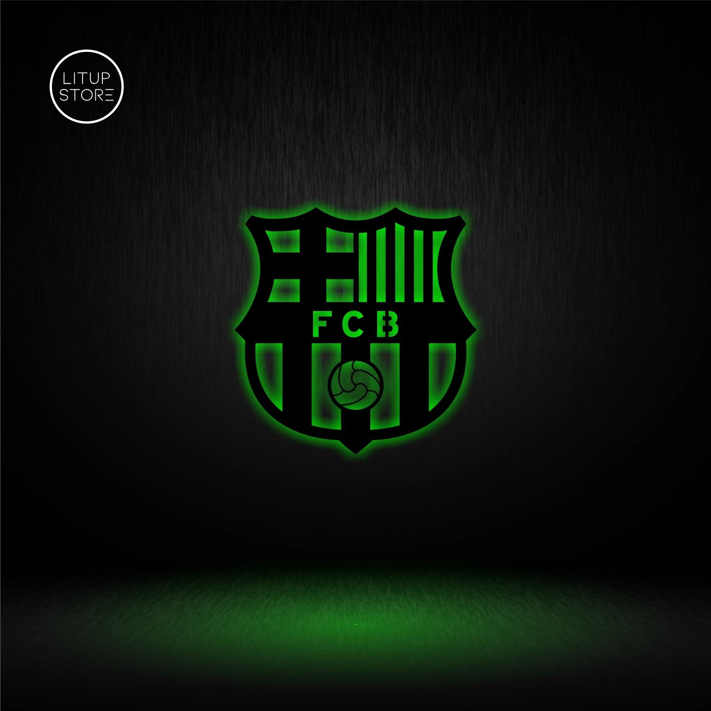 FC Barcelona Football Club- Backlit LED Logo| Vibex