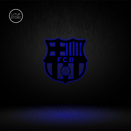 FC Barcelona Football Club- Backlit LED Logo| Vibex