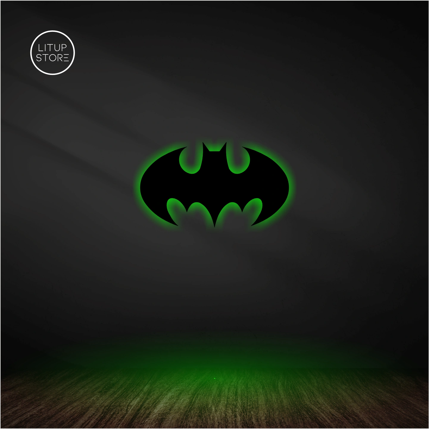 Batman Logo - Backlit LED Logo| Vibex