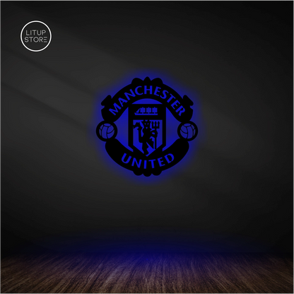 Manchester United Football Club- Backlit LED Logo| Vibex