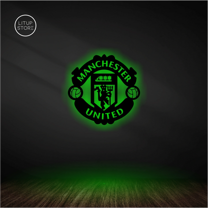 Manchester United Football Club- Backlit LED Logo| Vibex