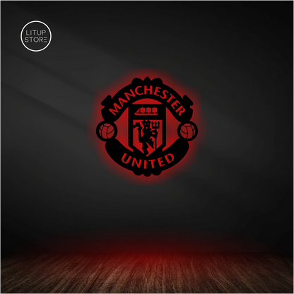 Manchester United Football Club- Backlit LED Logo| Vibex