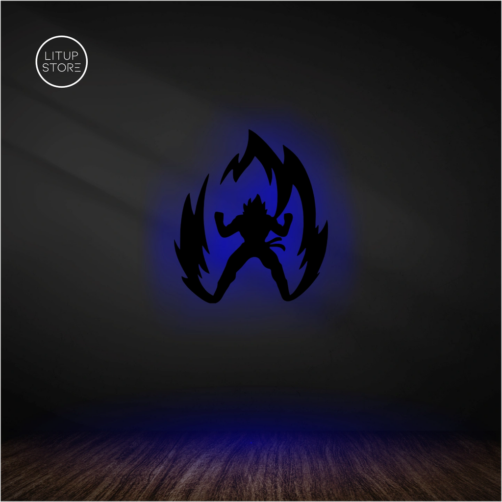Fusion Goku - Anime -  Backlit LED Logo