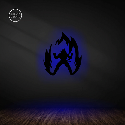 Fusion Goku - Anime -  Backlit LED Logo