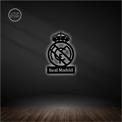 Real Madrid Football Club - Backlit LED Logo| Vibex