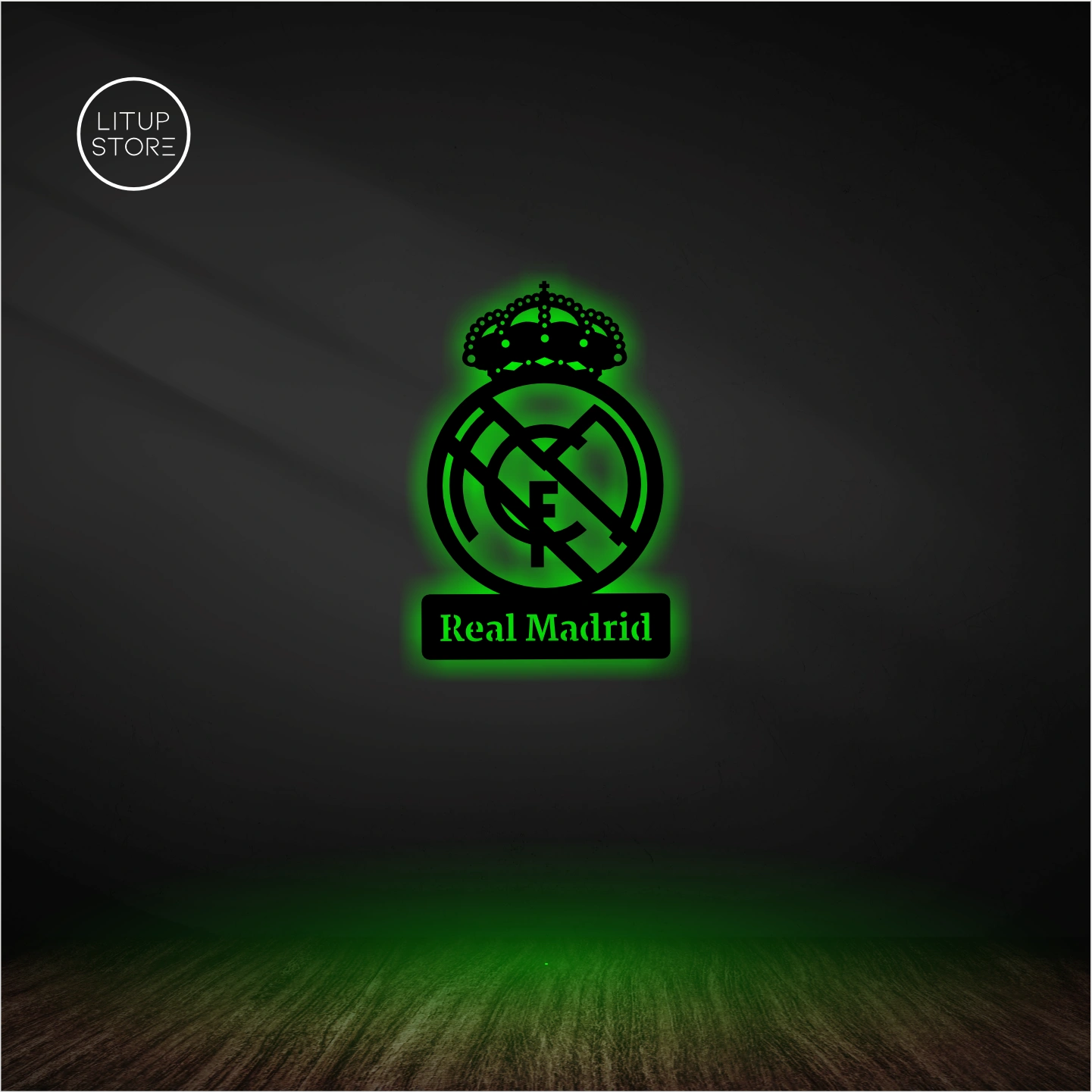 Real Madrid Football Club - Backlit LED Logo| Vibex