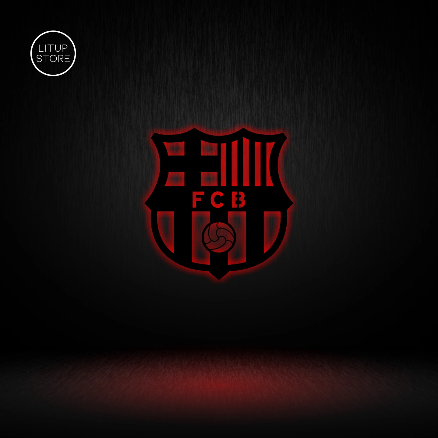 FC Barcelona Football Club- Backlit LED Logo| Vibex