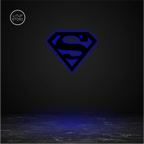 Superman- Backlit LED Logo| Vibex