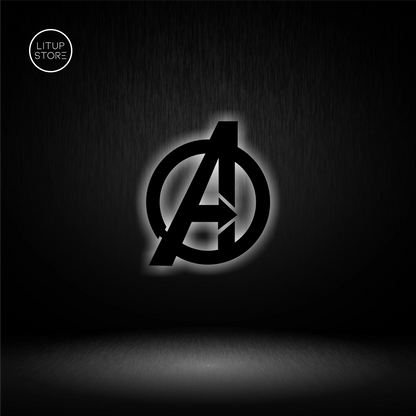 Avengers- Backlit LED Logo| Vibex