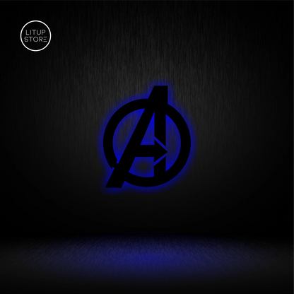 Avengers- Backlit LED Logo| Vibex