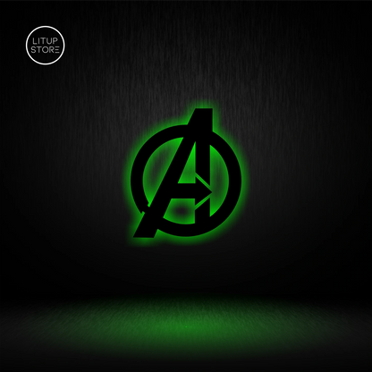 Avengers- Backlit LED Logo| Vibex