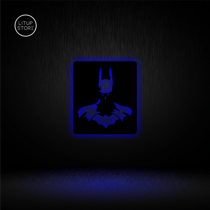 Batman Potrait - Backlit LED Logo| Vibex