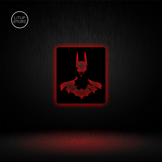 Batman Potrait - Backlit LED Logo| Vibex