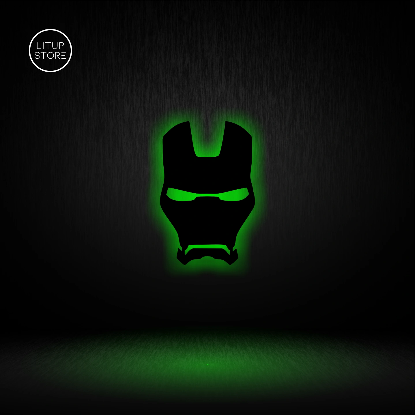 Iron Man Mask - Backlit LED Logo| Vibex