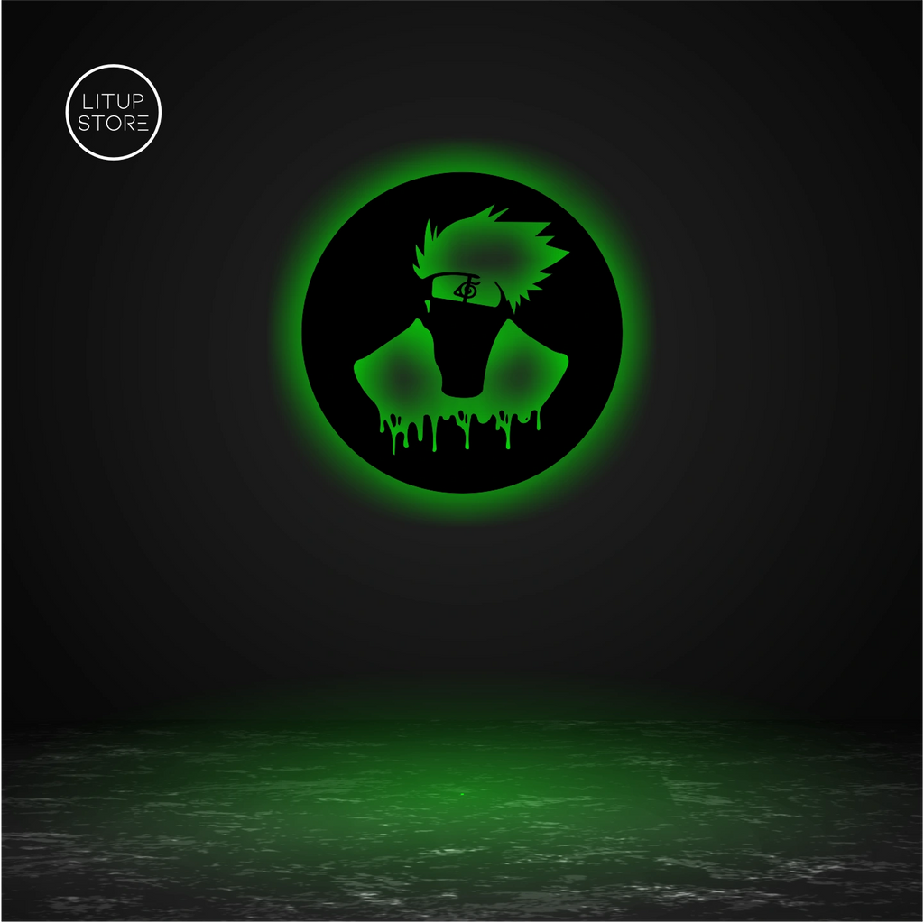 Kakashi Naruto - Anime - Backlit LED Logo