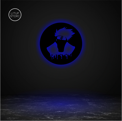 Kakashi Naruto - Anime - Backlit LED Logo