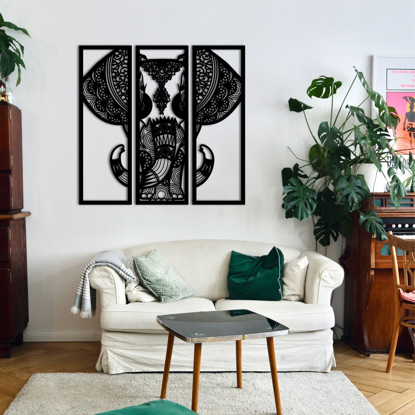 Regal Elephant Wall Art