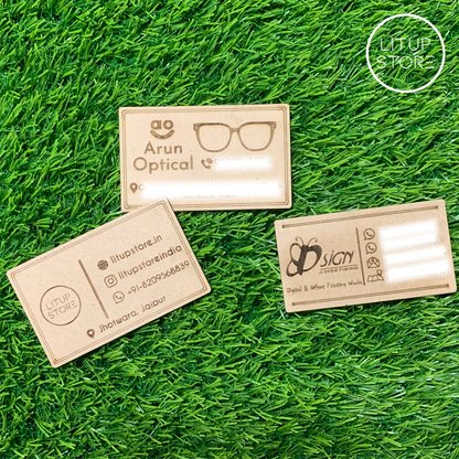 Custom Branded Visiting Card | Wooden Visiting Card