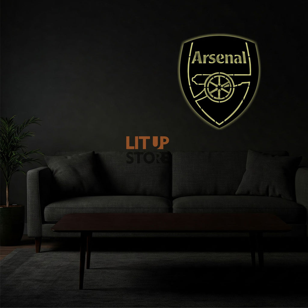 Arsenal Football Club- Backlit LED Logo| Vibex