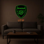 Arsenal Football Club- Backlit LED Logo| Vibex