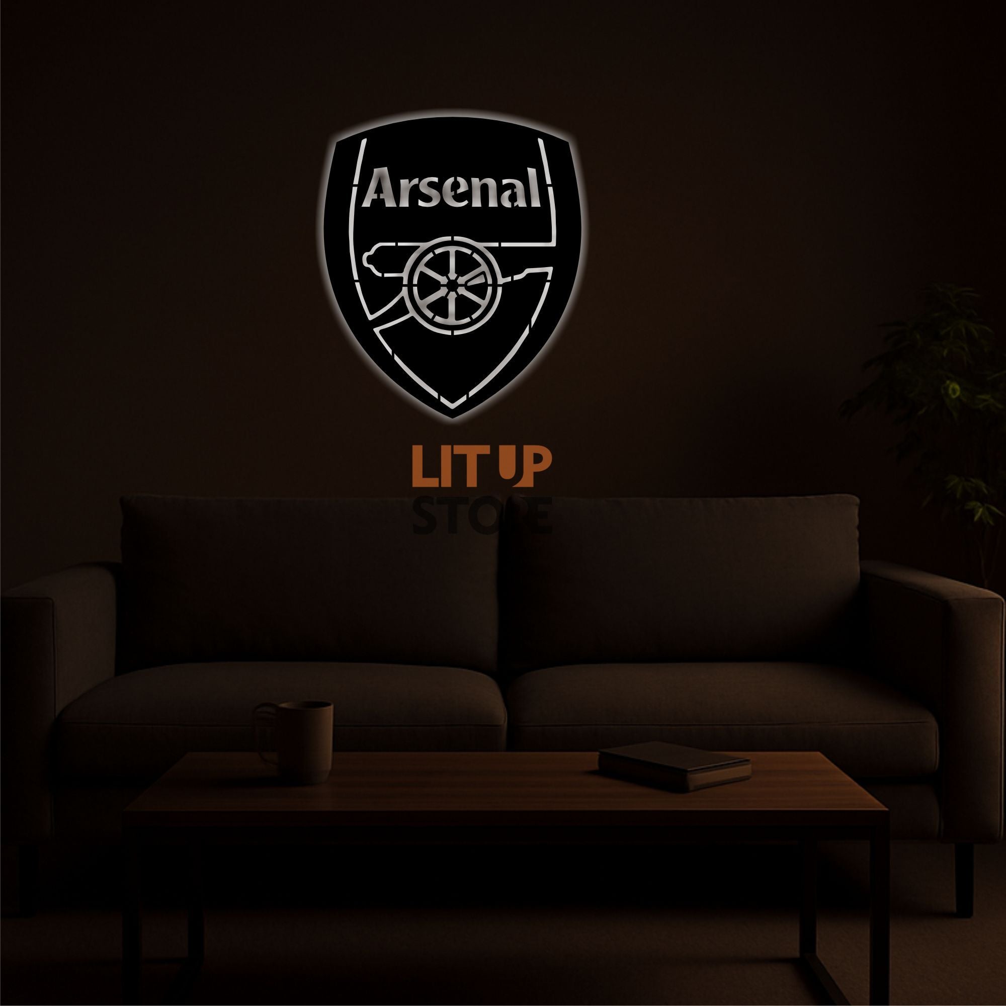 Arsenal Football Club- Backlit LED Logo| Vibex
