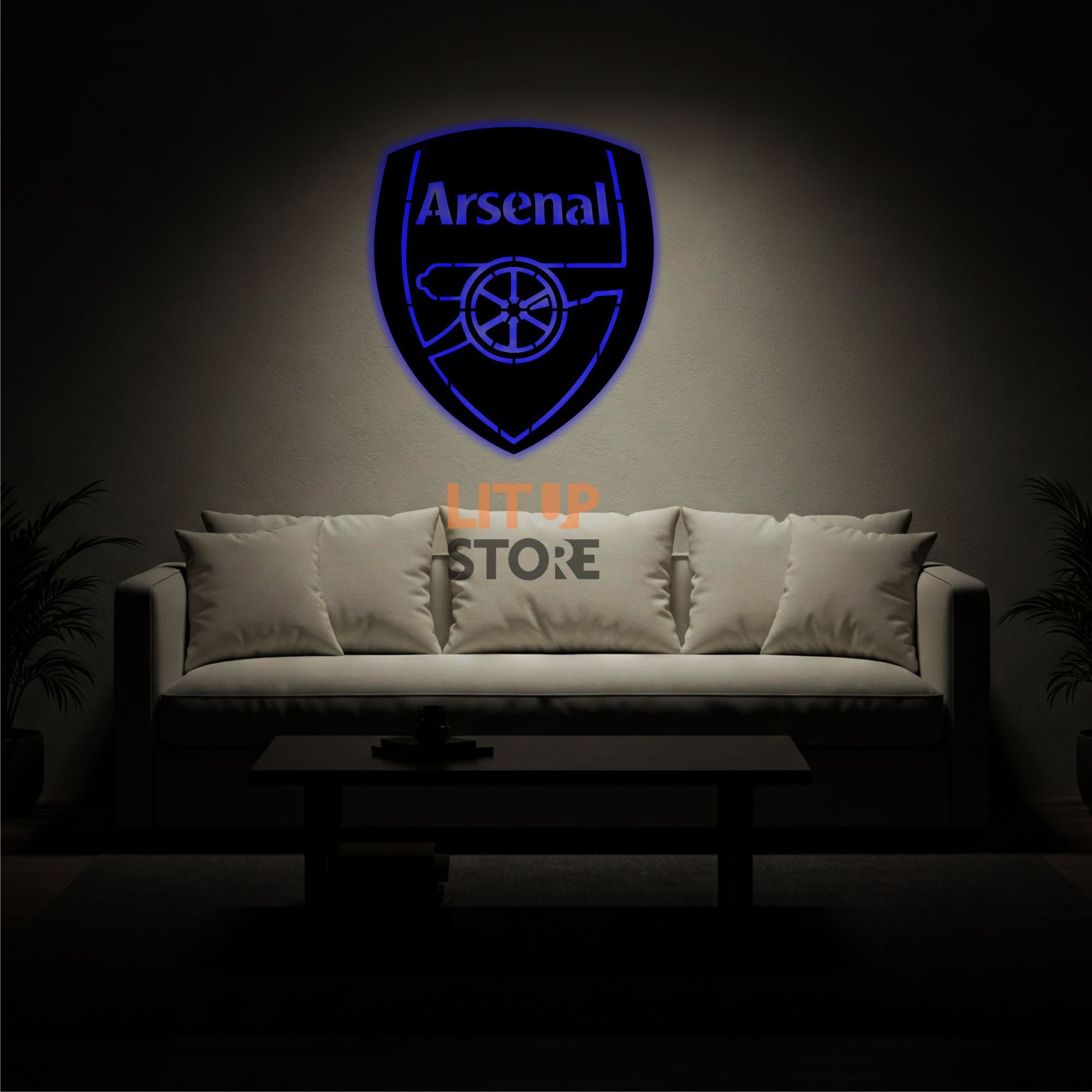 Arsenal Football Club- Backlit LED Logo| Vibex