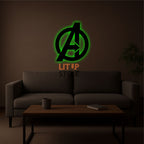 Avengers- Backlit LED Logo| Vibex