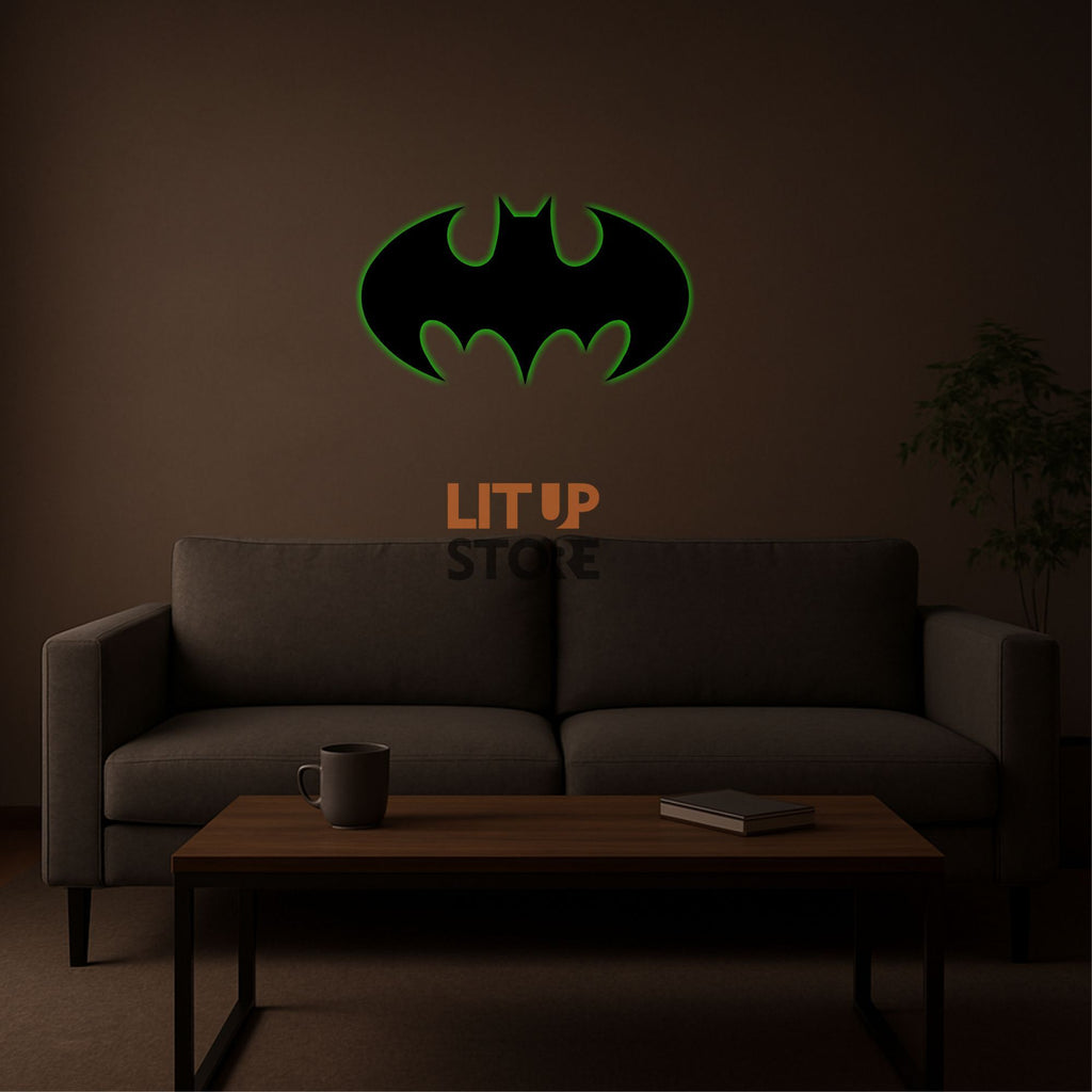 Batman Logo - Backlit LED Logo| Vibex