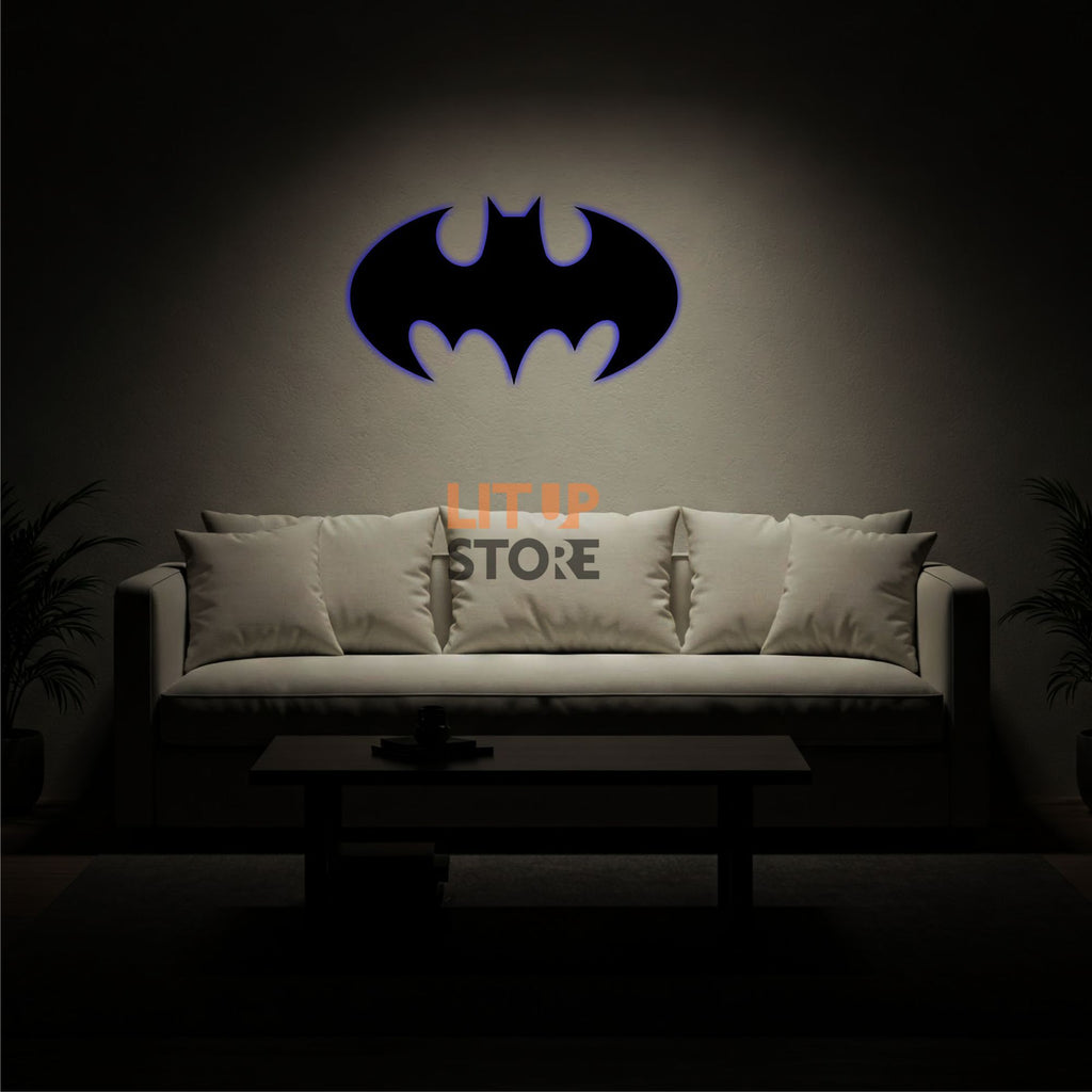 Batman Logo - Backlit LED Logo| Vibex
