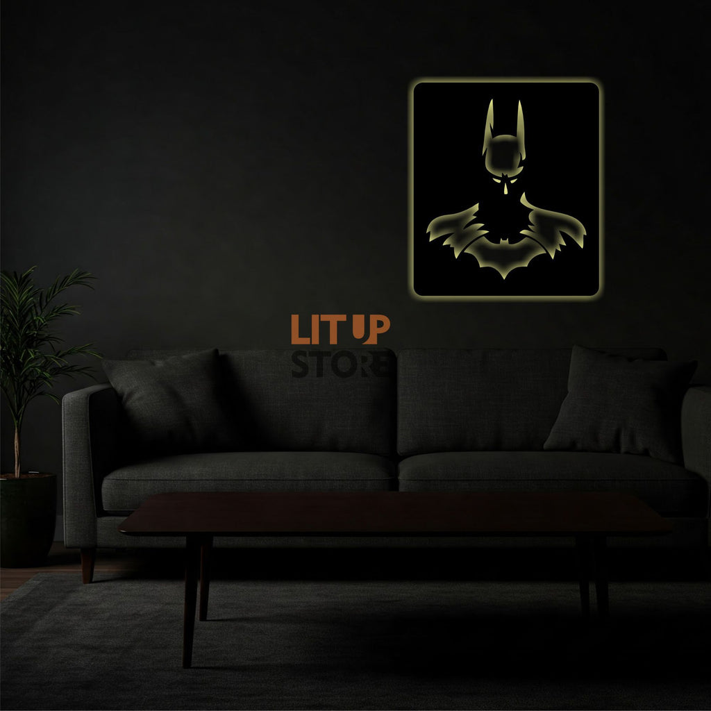 Batman Potrait - Backlit LED Logo| Vibex