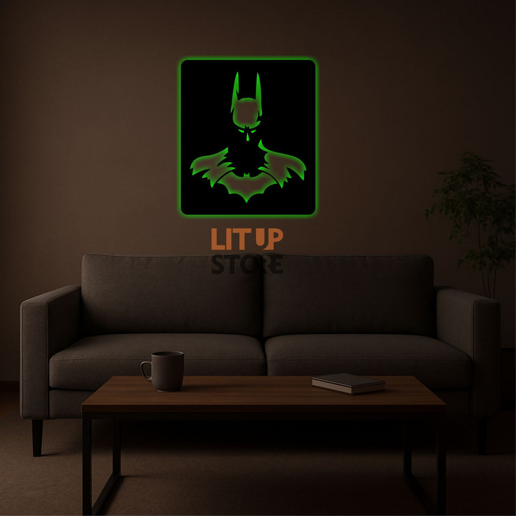 Batman Potrait - Backlit LED Logo| Vibex