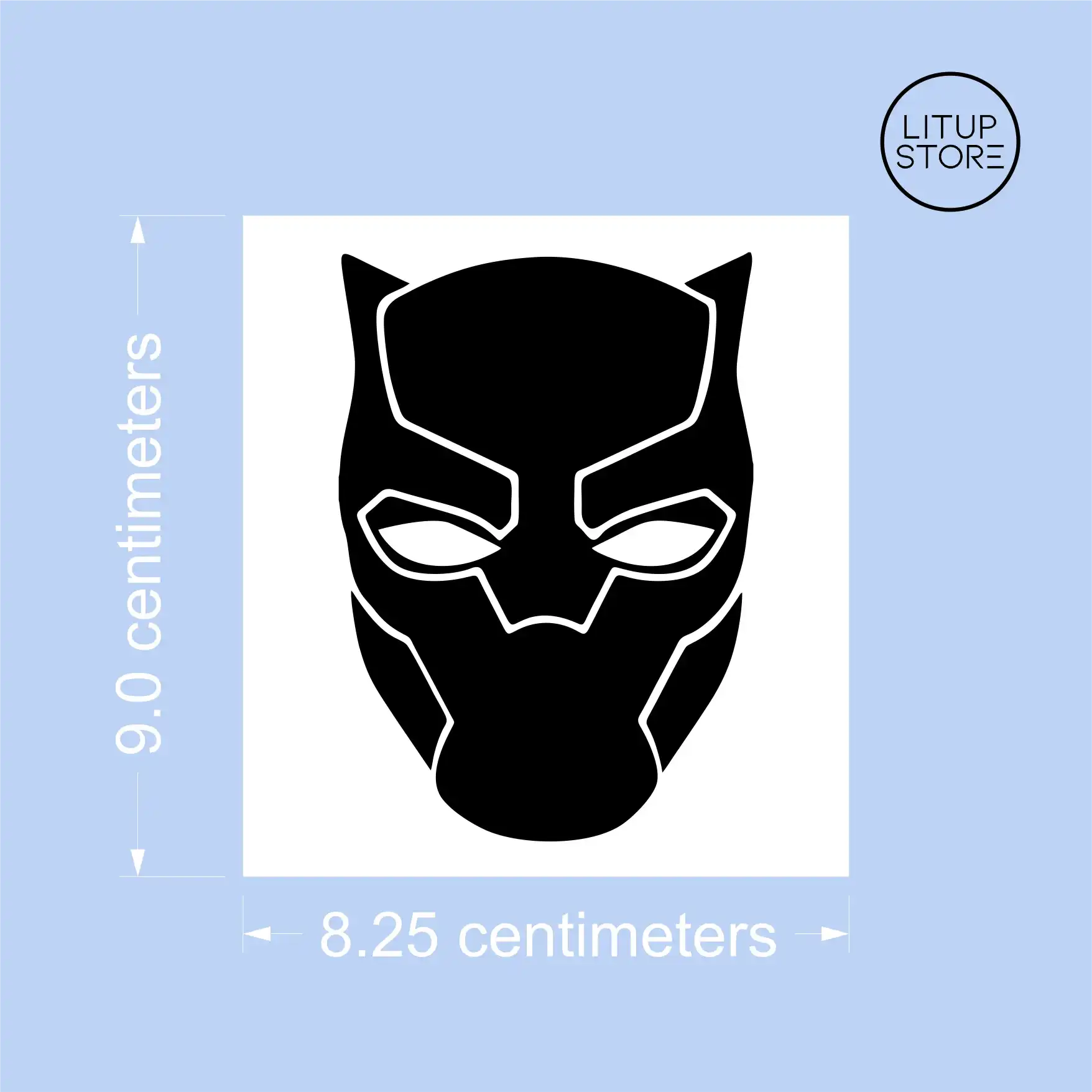 Black Panther penholder dimensions