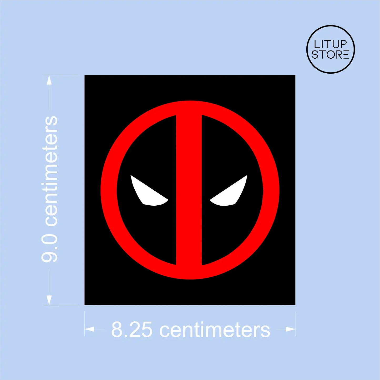 Deadpool pen holder dimensions