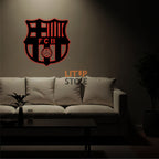 FC Barcelona Football Club- Backlit LED Logo| Vibex