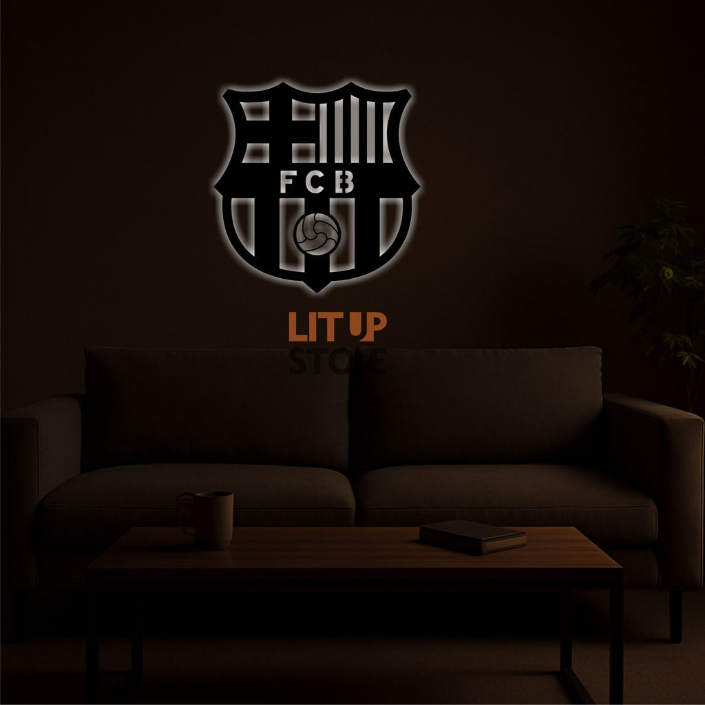 FC Barcelona Football Club- Backlit LED Logo| Vibex
