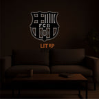 FC Barcelona Football Club- Backlit LED Logo| Vibex