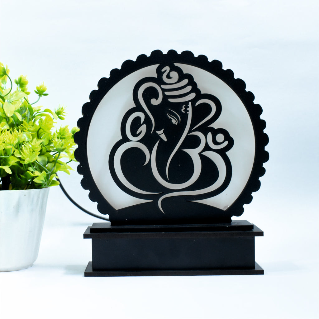 Jai Shri Ganesha LED Desk Lamp – A Divine Glow for Your Space