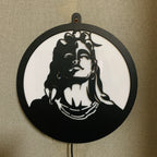 Adiyogi LED Backlit Wall Logo