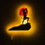 Bajrang Bali (Hanuman Ji) Backlit LED Wall Logo