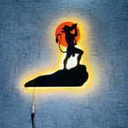 Bajrang Bali (Hanuman Ji) Backlit LED Wall Logo