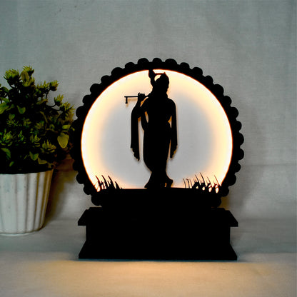 Shri Krishna LED Desk Lamp – A Divine Glow for Your Space