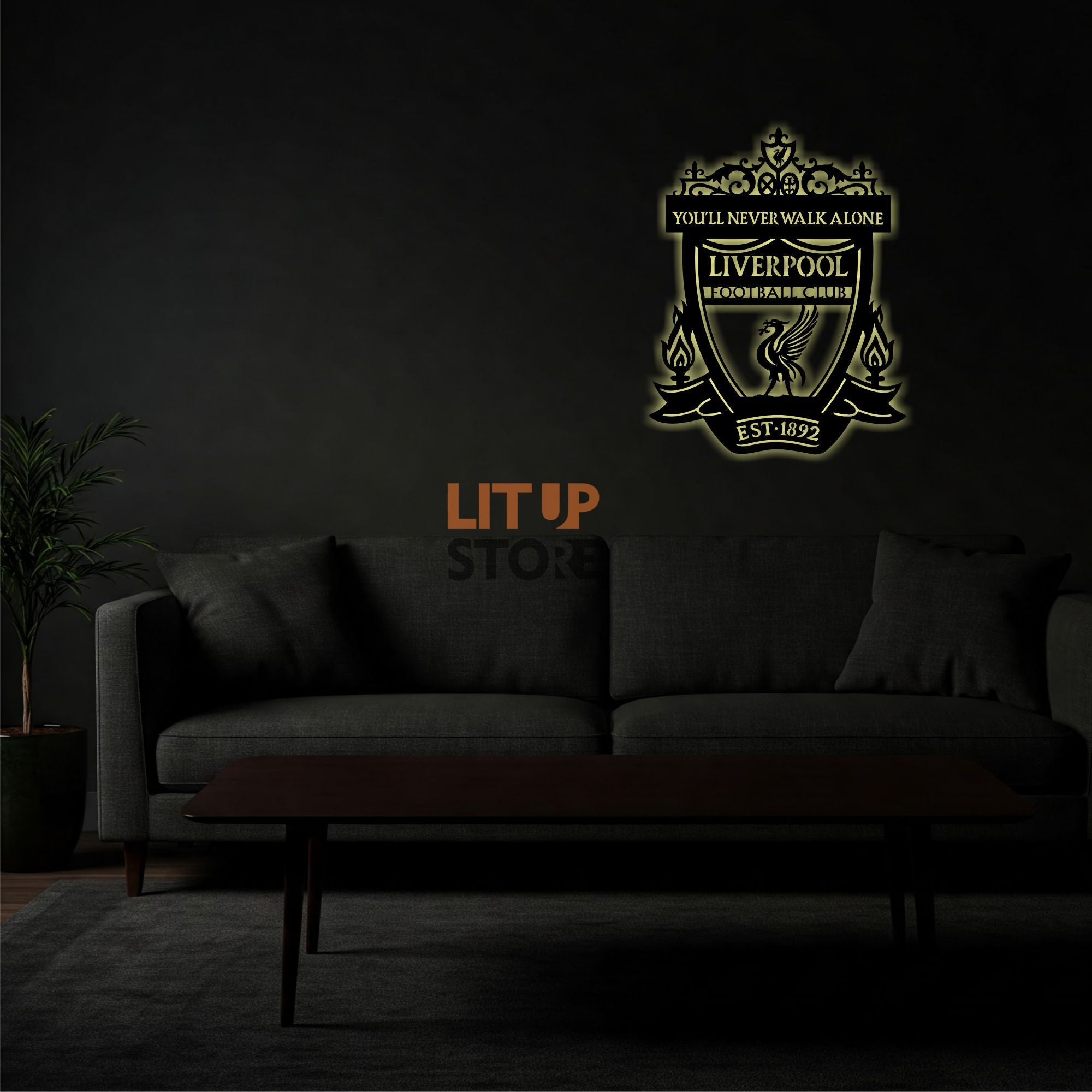 Liverpool Football Club- Backlit LED Logo| Vibex