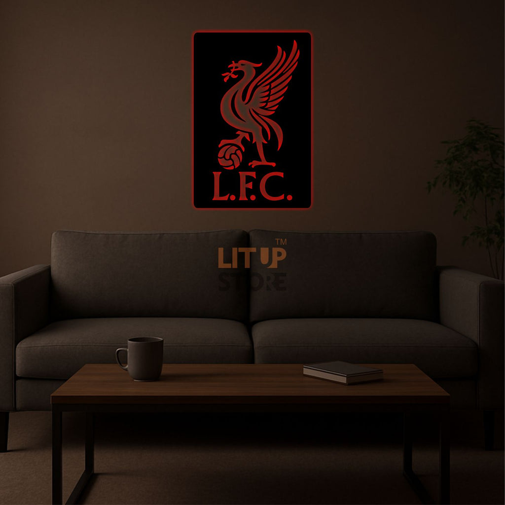 Liverpool Led Sign Liverpool Football Club- Backlit LED Logo| Vibex – Litup Store