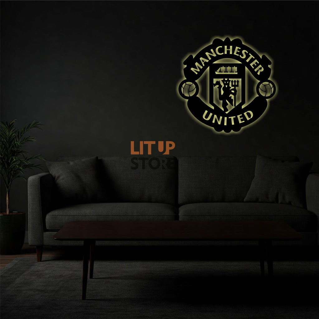 Manchester United Football Club- Backlit LED Logo| Vibex