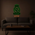 Real Madrid Football Club - Backlit LED Logo| Vibex