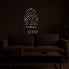 Real Madrid Football Club - Backlit LED Logo| Vibex