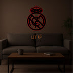 Real Madrid Football Club - Backlit LED Logo| Vibex