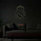 Real Madrid Football Club - Backlit LED Logo| Vibex