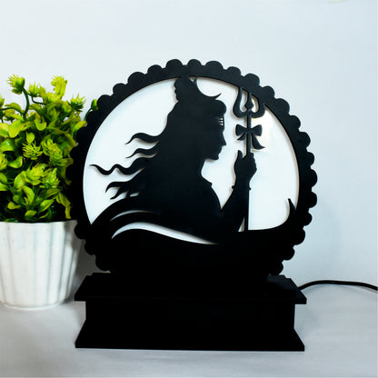 Jai Mahakal LED Desk Lamp – A Divine Glow for Your Space