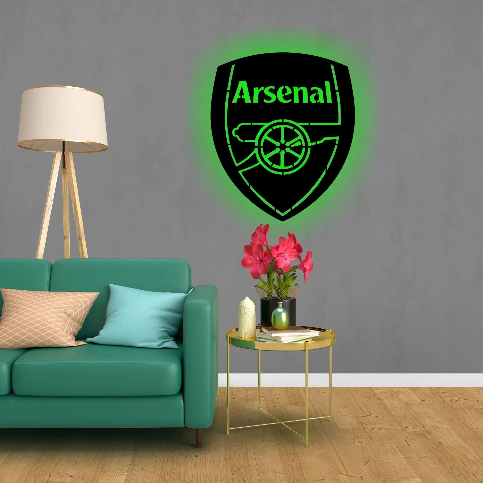 Arsenal Football Club- Backlit LED Logo| Vibex - Litup Store